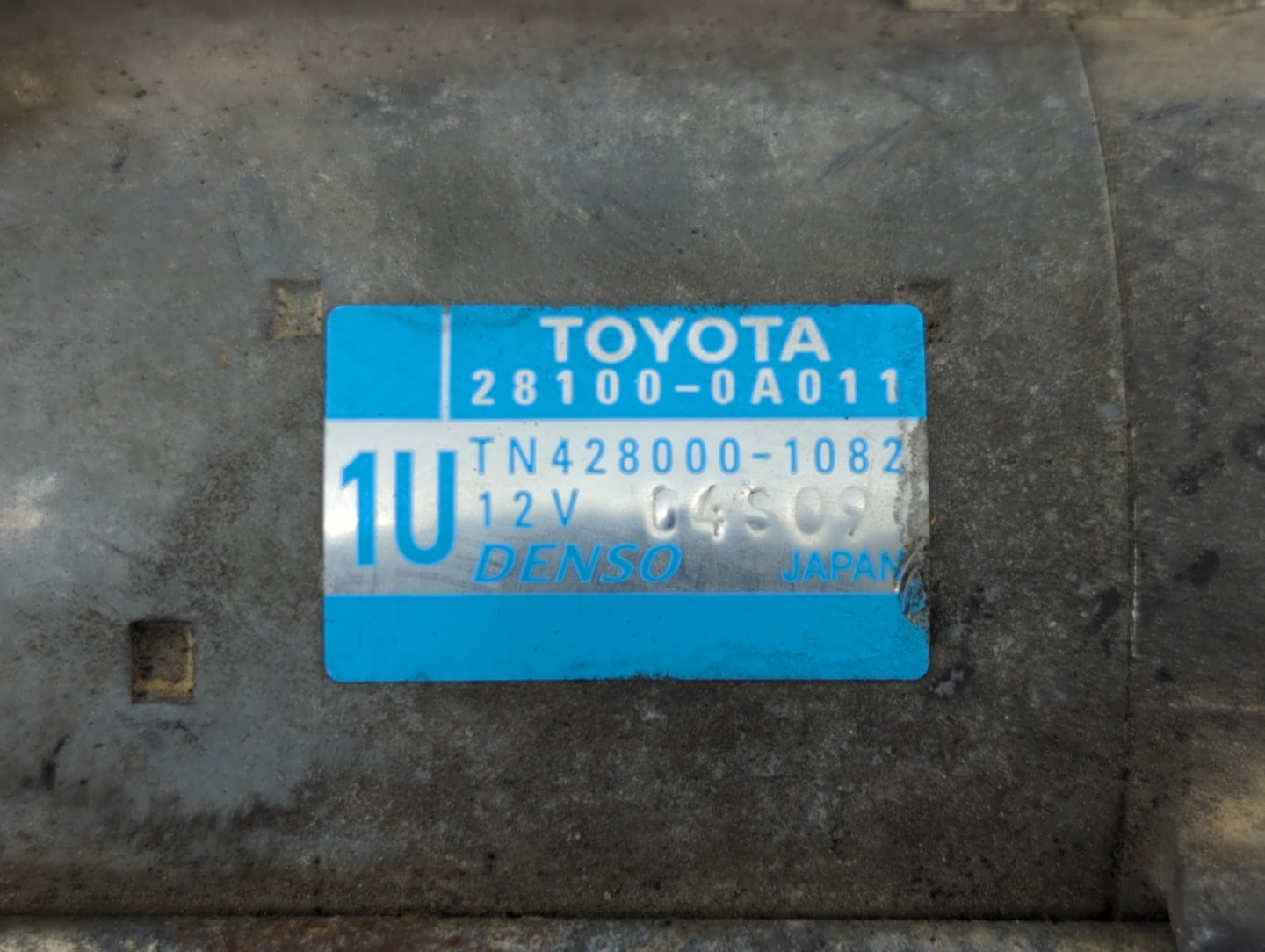 2004-2017 Toyota Camry Car Starter Motor Solenoid OEM P/N:28100-0A011 Fits OEM Used Auto Parts - Oemusedautoparts1.com