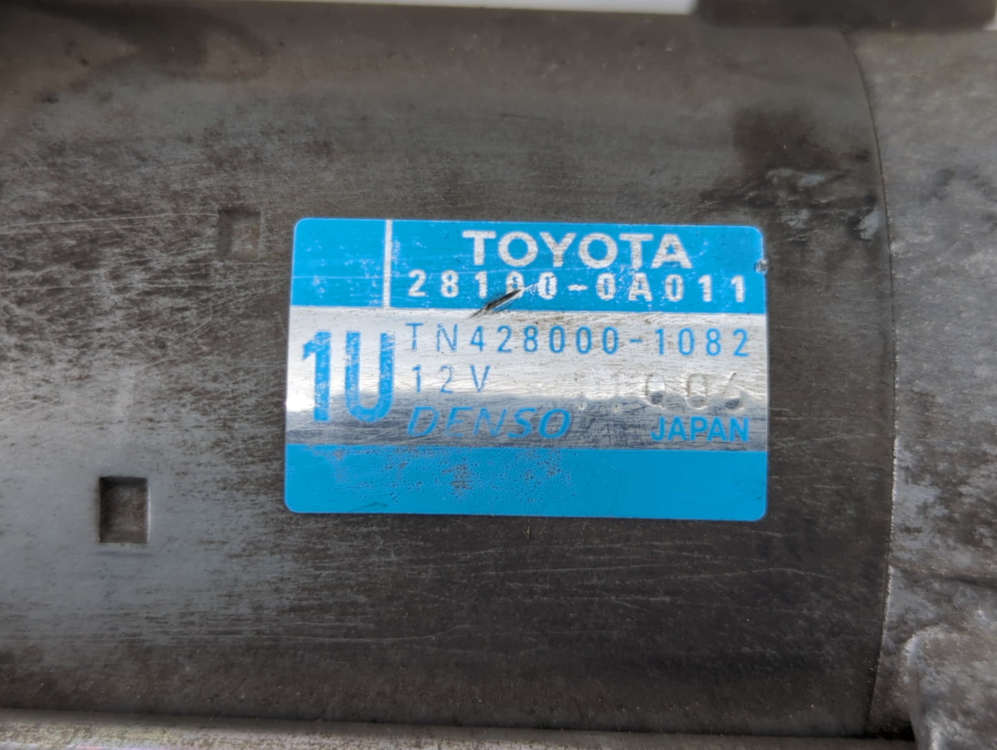 2004-2017 Toyota Camry Car Starter Motor Solenoid OEM P/N:TN428000-1082 28100-0A011 Fits OEM Used Auto Parts - Oemusedautopa