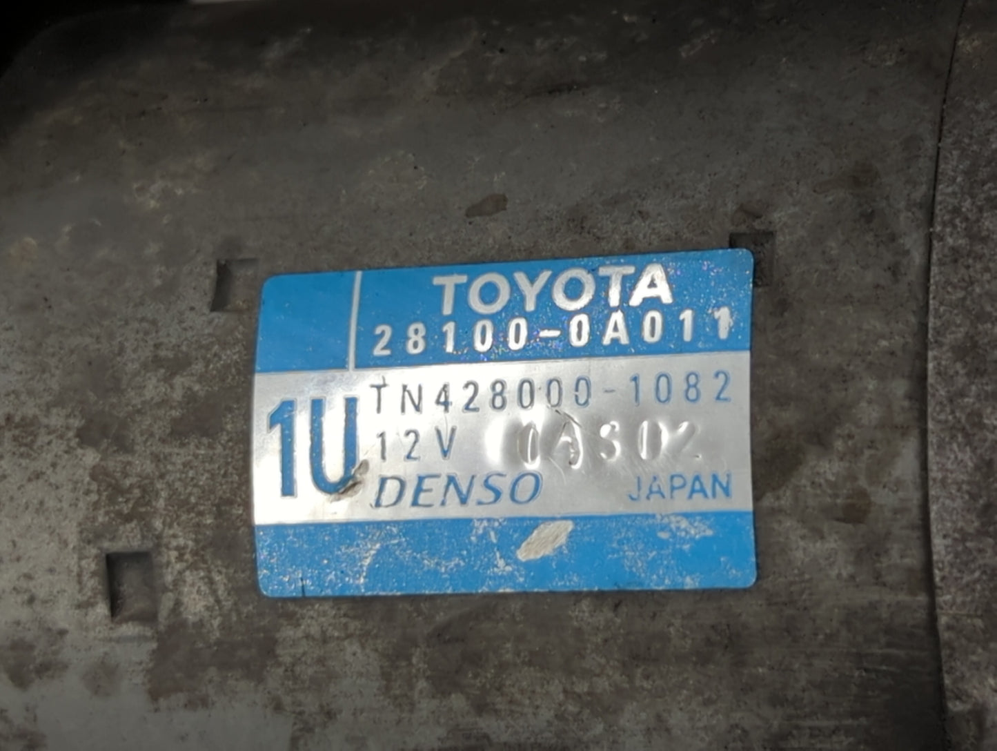 2004-2017 Toyota Camry Car Starter Motor Solenoid OEM P/N:TN428000-1082 281000-0A011 Fits OEM Used Auto Parts - Oemusedautop