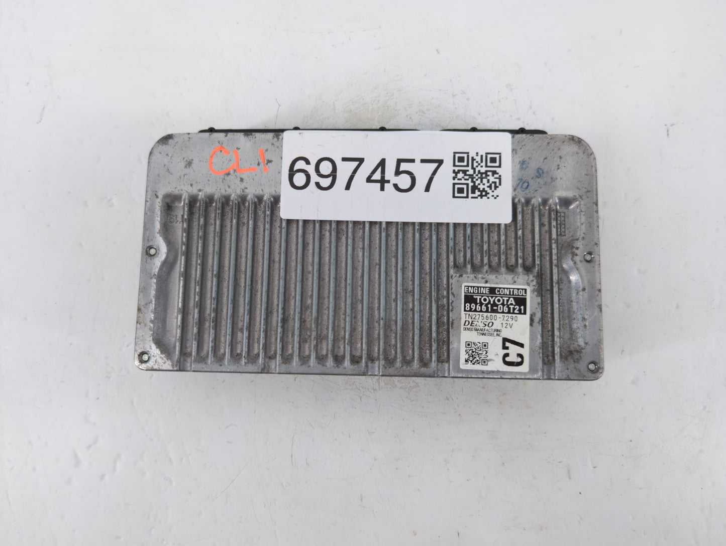 2015 Toyota Camry PCM Engine Control Computer ECU ECM PCU OEM P/N:TN275600-7290 89661-06T21 Fits OEM Used Auto Parts - Oemus