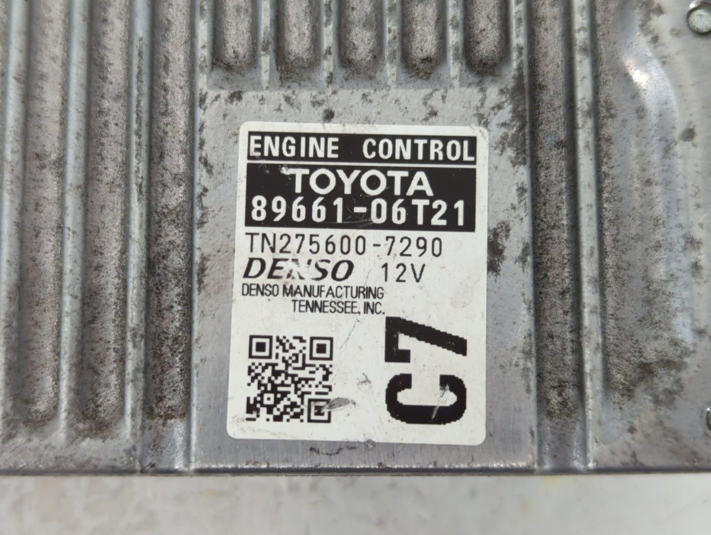 2015 Toyota Camry PCM Engine Control Computer ECU ECM PCU OEM P/N:TN275600-7290 89661-06T21 Fits OEM Used Auto Parts - Oemus