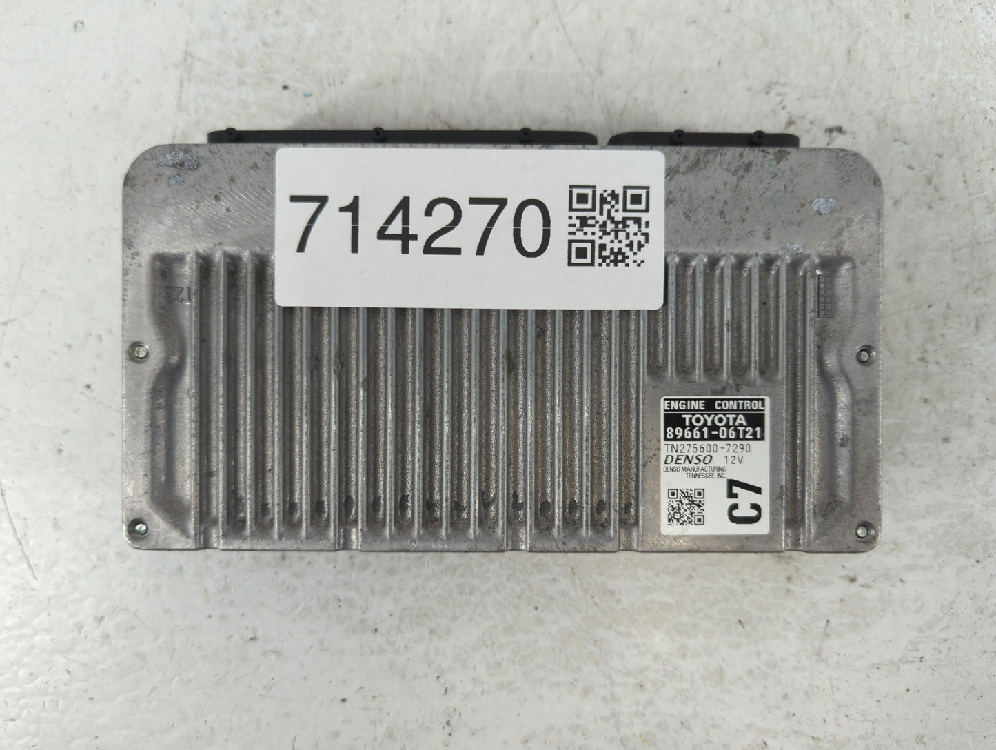 2015 Toyota Camry PCM Engine Control Computer ECU ECM PCU OEM P/N:TN275600-7290 89661-06T21 Fits OEM Used Auto Parts - Oemus