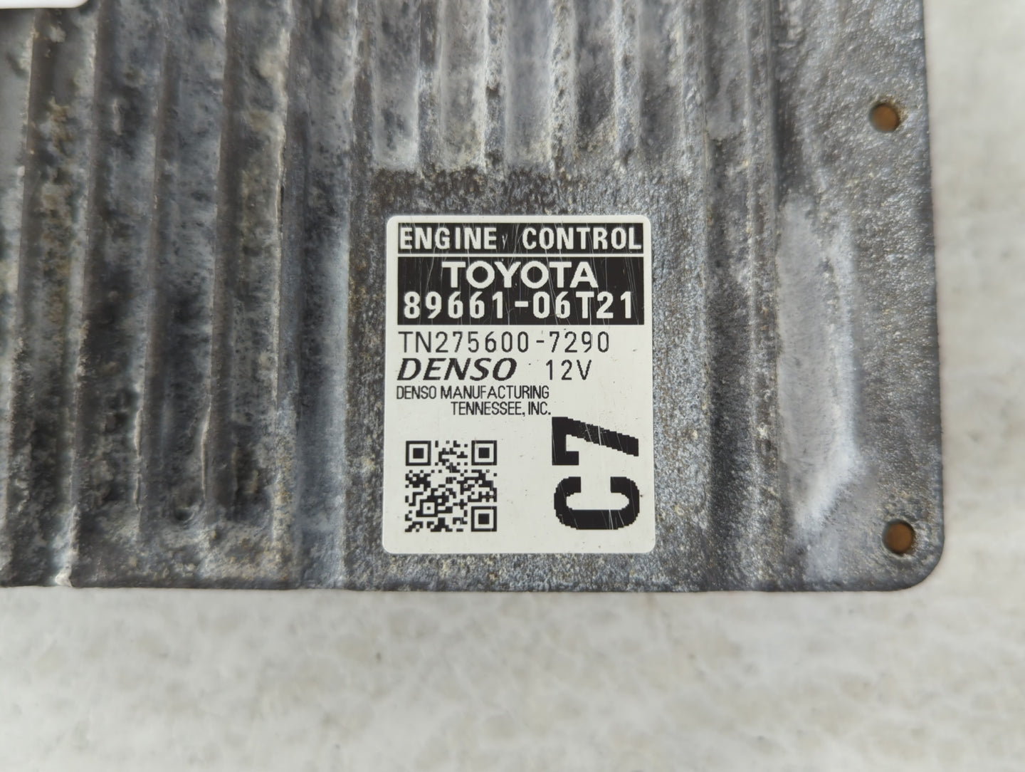 2015 Toyota Camry PCM Engine Control Computer ECU ECM PCU OEM P/N:TN275600-7290 89661-06T21 Fits OEM Used Auto Parts - Oemus
