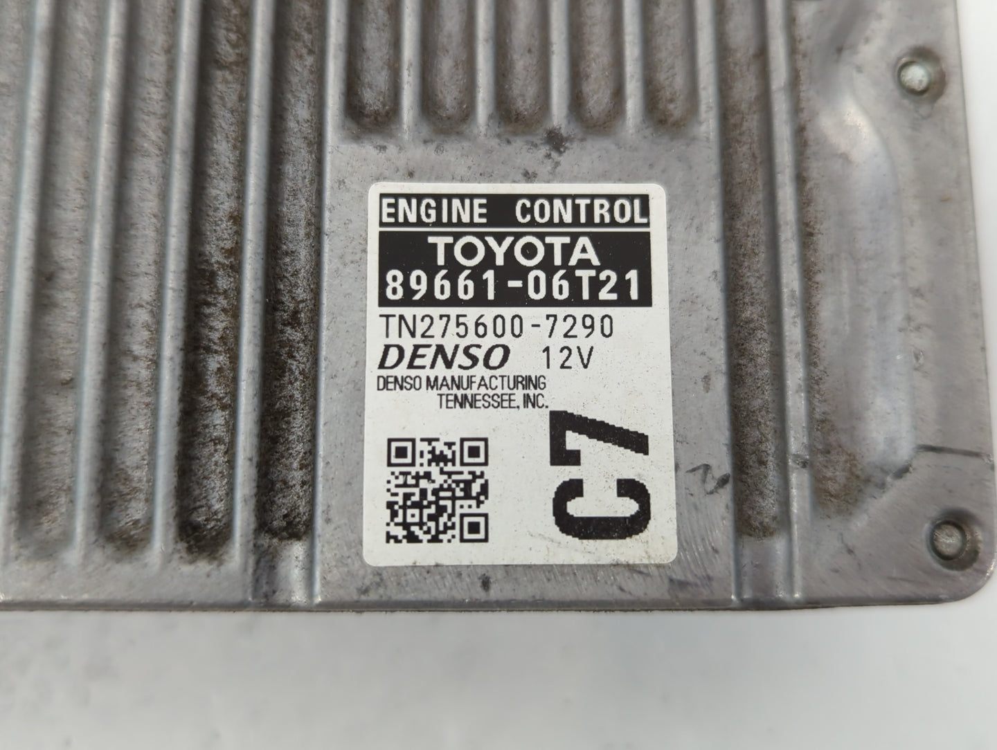 2015 Toyota Camry PCM Engine Control Computer ECU ECM PCU OEM P/N:TN275600-7290 89661-06T21 Fits OEM Used Auto Parts - Oemus