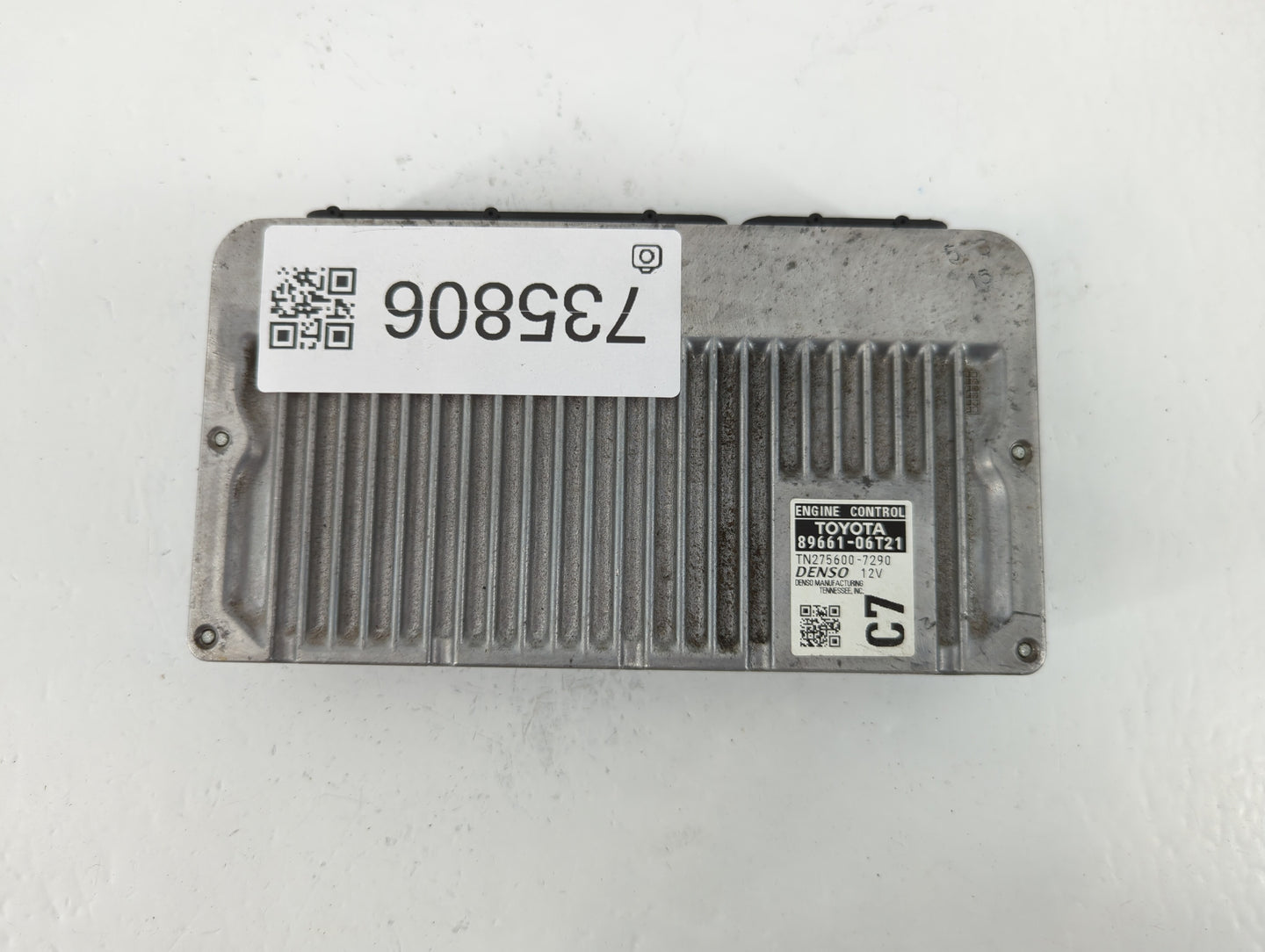 2015 Toyota Camry PCM Engine Control Computer ECU ECM PCU OEM P/N:TN275600-7290 89661-06T21 Fits OEM Used Auto Parts - Oemus