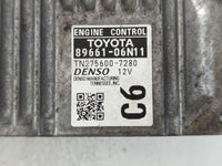 2015 Toyota Camry PCM Engine Control Computer ECU ECM PCU OEM P/N:TN275600-7280 89661-06N11 Fits OEM Used Auto Parts - Oemus