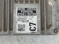 2015 Toyota Camry PCM Engine Control Computer ECU ECM PCU OEM P/N:TN275600-1730 89661-06T20 Fits OEM Used Auto Parts - Oemus
