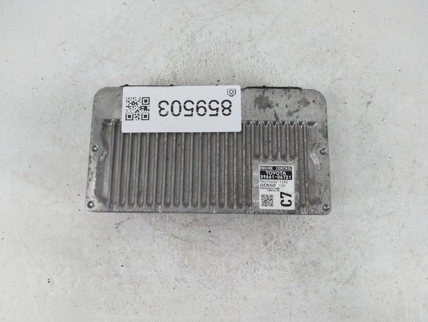 2015 Toyota Camry PCM Engine Control Computer ECU ECM PCU OEM P/N:TN275600-7290 89661-06T21 Fits OEM Used Auto Parts - Oemus