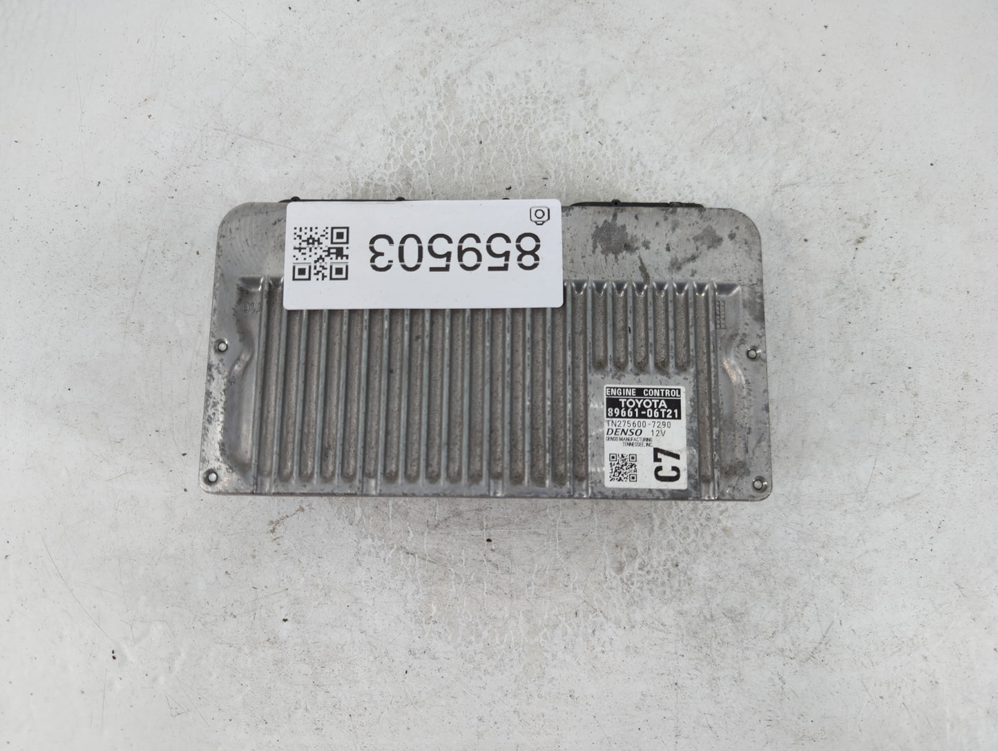 2015 Toyota Camry PCM Engine Control Computer ECU ECM PCU OEM P/N:TN275600-7290 89661-06T21 Fits OEM Used Auto Parts - Oemus