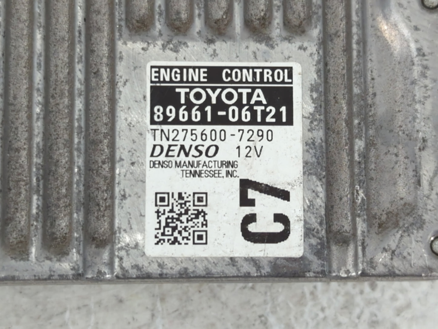 2015 Toyota Camry PCM Engine Control Computer ECU ECM PCU OEM P/N:TN275600-7290 89661-06T21 Fits OEM Used Auto Parts - Oemus