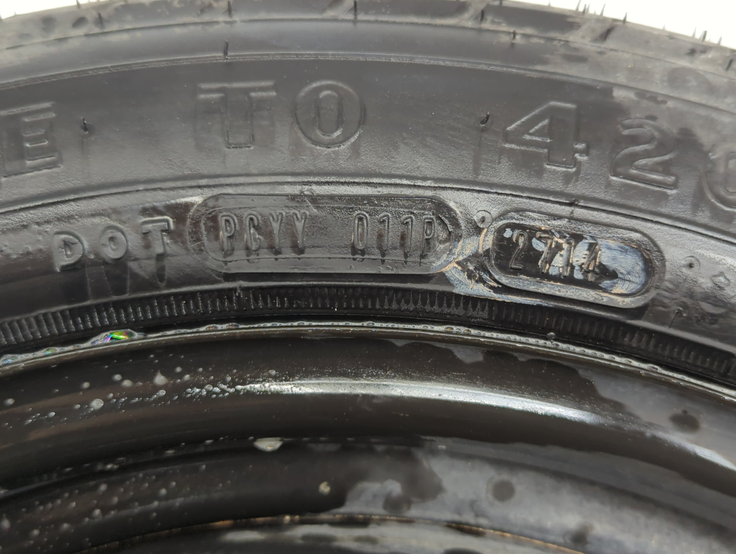 2007-2017 Toyota Camry Spare Donut Tire Wheel Rim Oem - Oemusedautoparts1.com