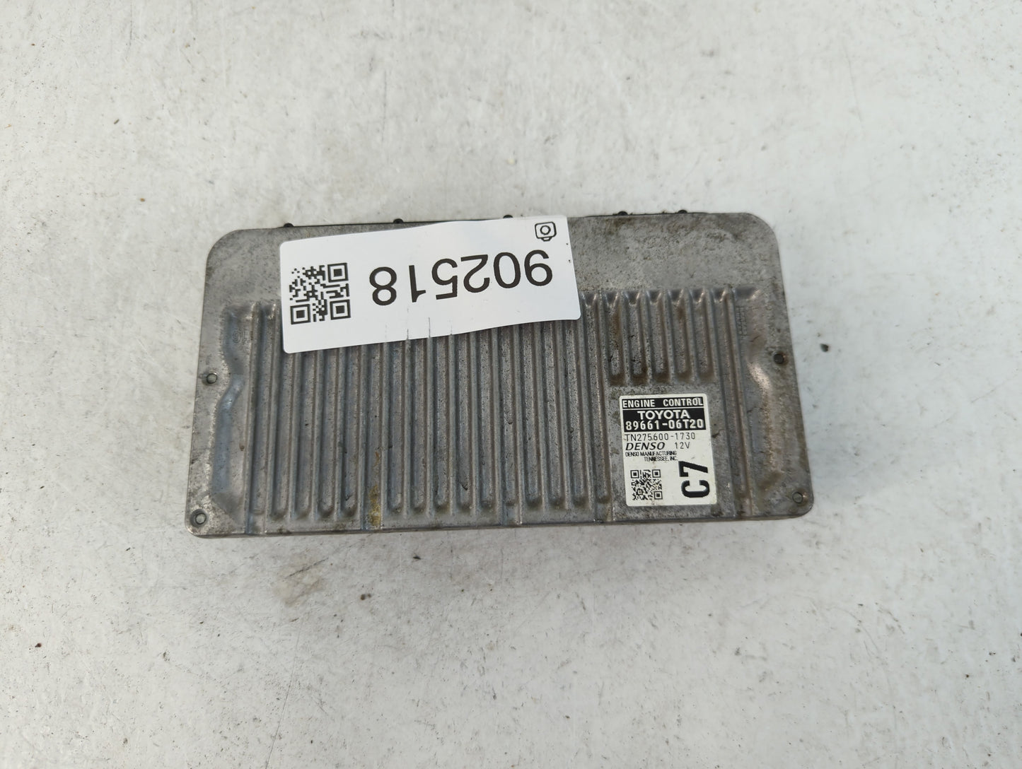 2015 Toyota Camry PCM Engine Control Computer ECU ECM PCU OEM P/N:TN275600-1730 89661-06T20 Fits OEM Used Auto Parts - Oemus