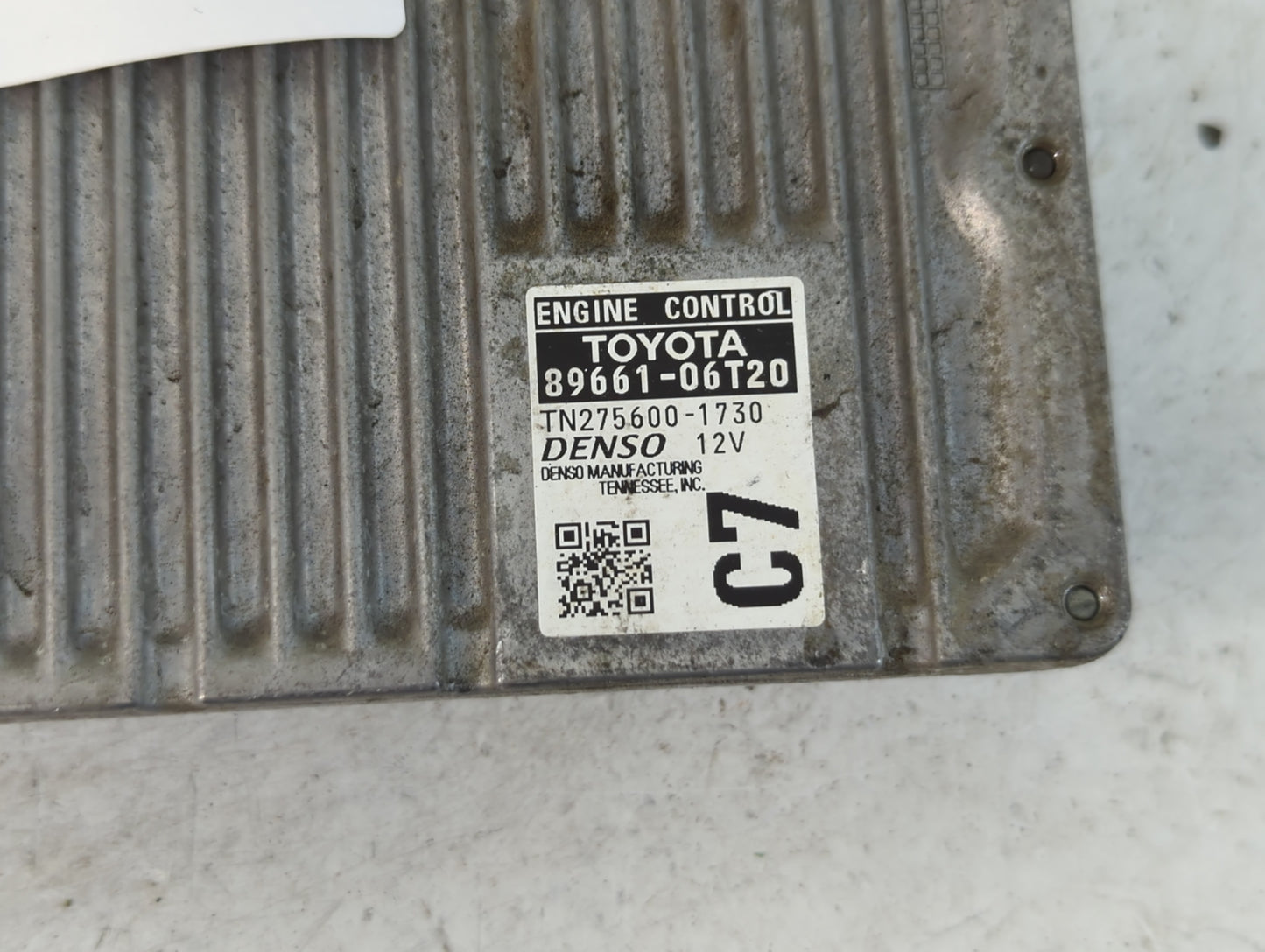 2015 Toyota Camry PCM Engine Control Computer ECU ECM PCU OEM P/N:TN275600-1730 89661-06T20 Fits OEM Used Auto Parts - Oemus
