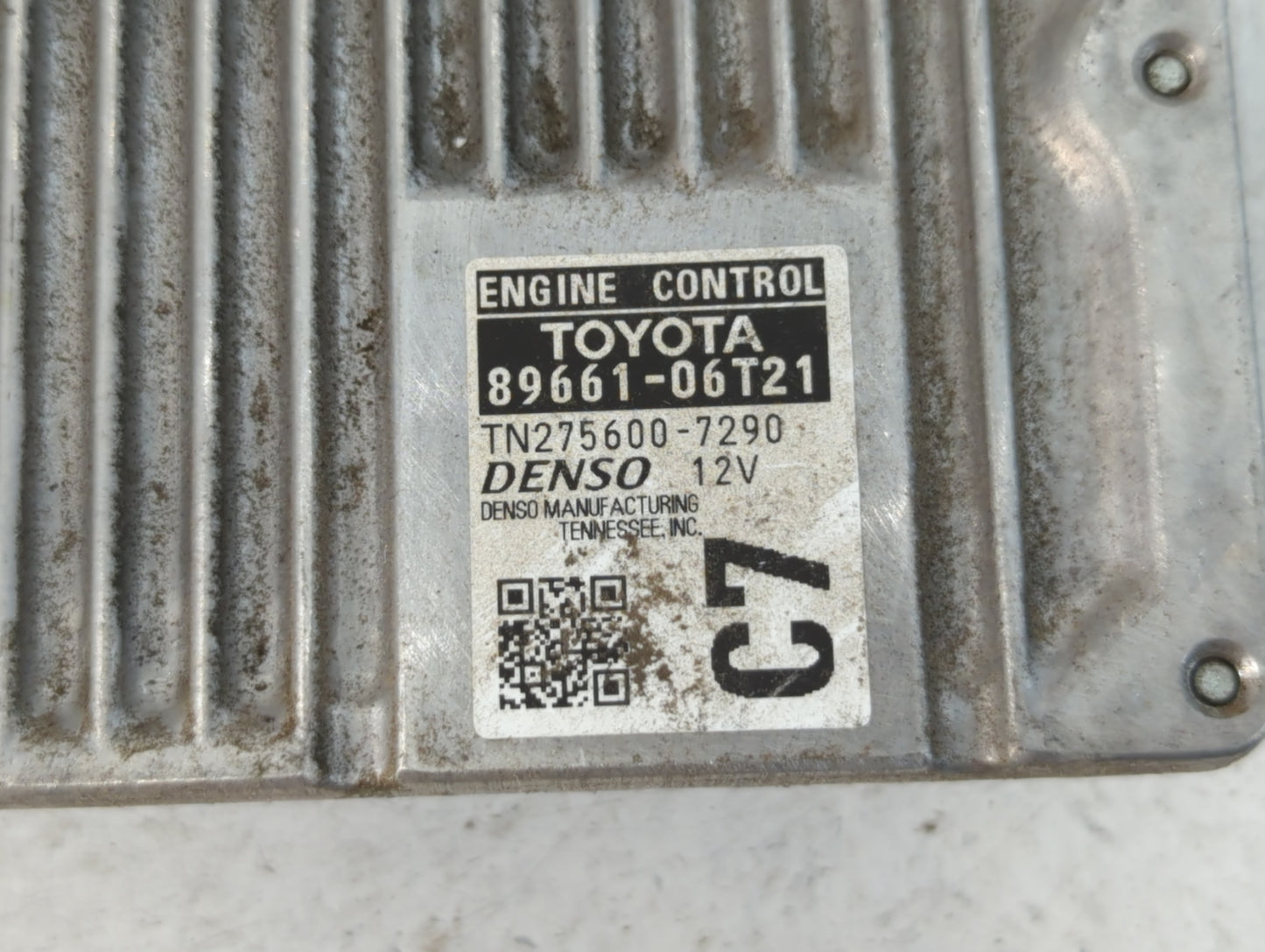 2015 Toyota Camry PCM Engine Control Computer ECU ECM PCU OEM P/N:TN275600-7290 89661-06T21 Fits OEM Used Auto Parts - Oemus