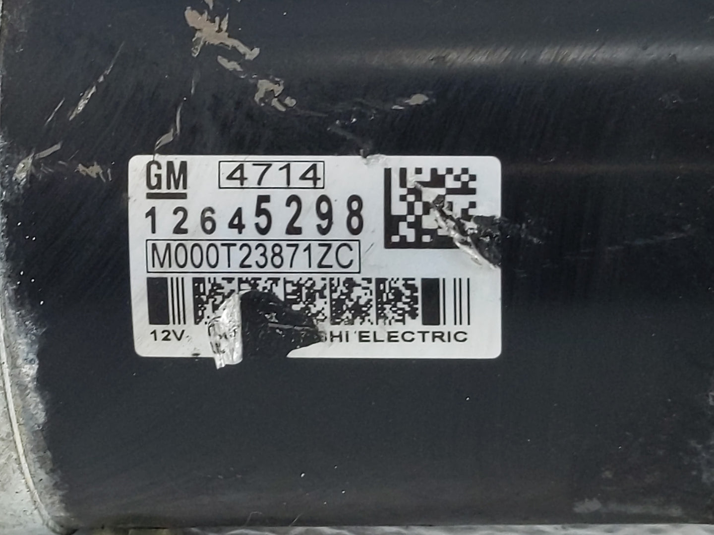 2015 Toyota Corolla Car Starter Motor Solenoid OEM P/N:12645298 H112310059 Fits OEM Used Auto Parts - Oemusedautoparts1.com