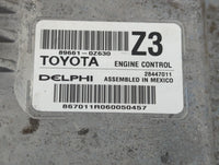 2015-2016 Toyota Corolla PCM Engine Control Computer ECU ECM PCU OEM P/N:89661-0Z630 Fits Fits 2015 2016 OEM Used Auto Parts