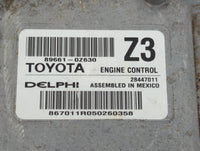 2015 Toyota Corolla PCM Engine Control Computer ECU ECM PCU OEM P/N:89661-0Z630 Fits OEM Used Auto Parts - Oemusedautoparts1