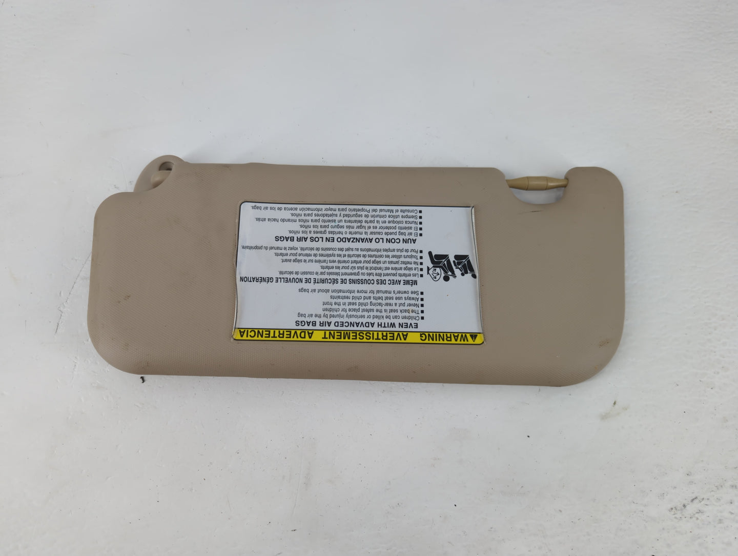 2014-2016 Toyota Corolla Sun Visor Shade Replacement Passenger Right Mirror Fits Fits 2014 2015 2016 OEM Used Auto Parts - O