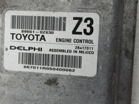 2015-2016 Toyota Corolla PCM Engine Control Computer ECU ECM PCU OEM P/N:89661-0Z630 Fits Fits 2015 2016 OEM Used Auto Parts