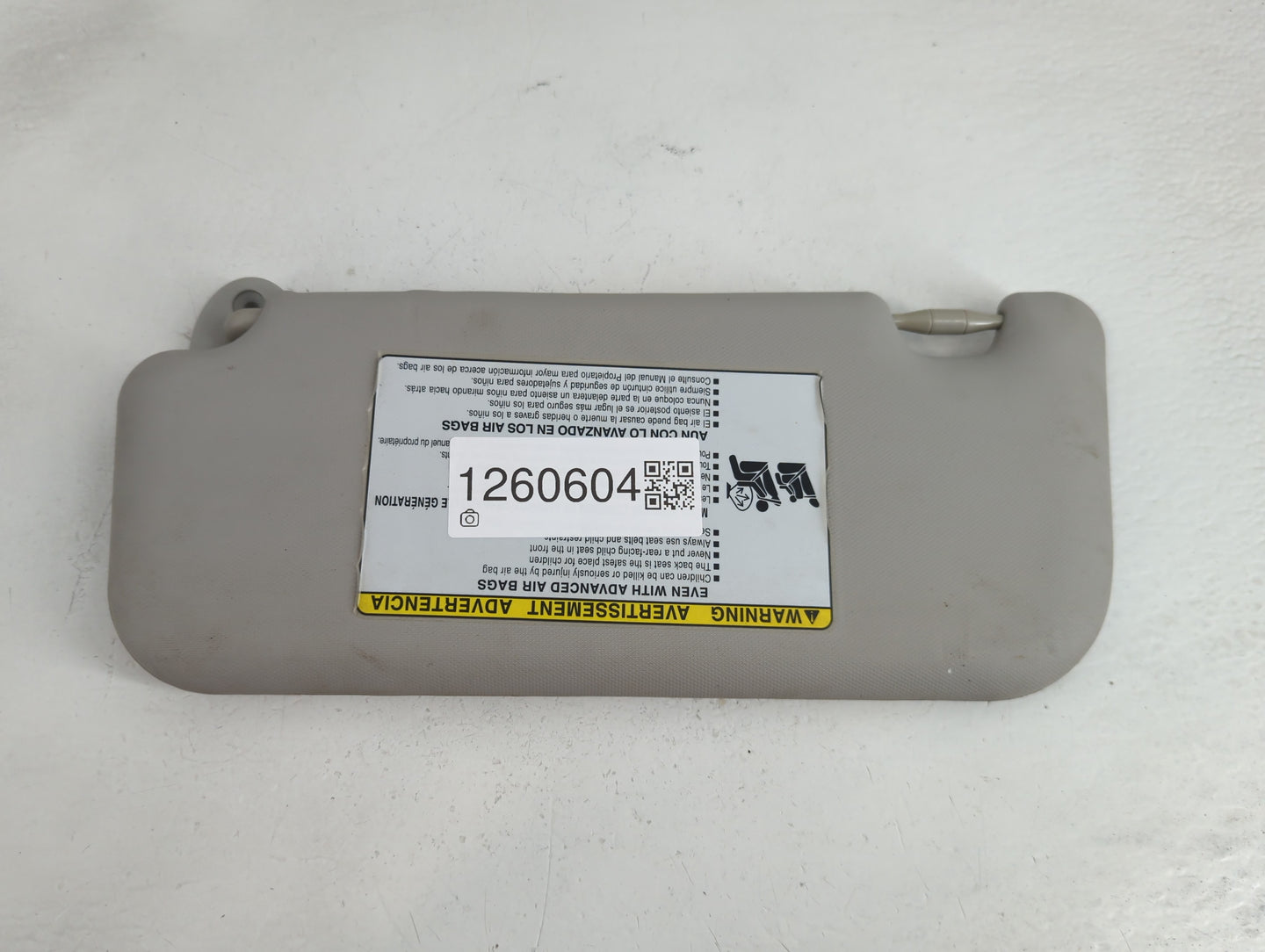 2014-2016 Toyota Corolla Sun Visor Shade Replacement Passenger Right Mirror Fits Fits 2014 2015 2016 OEM Used Auto Parts - O