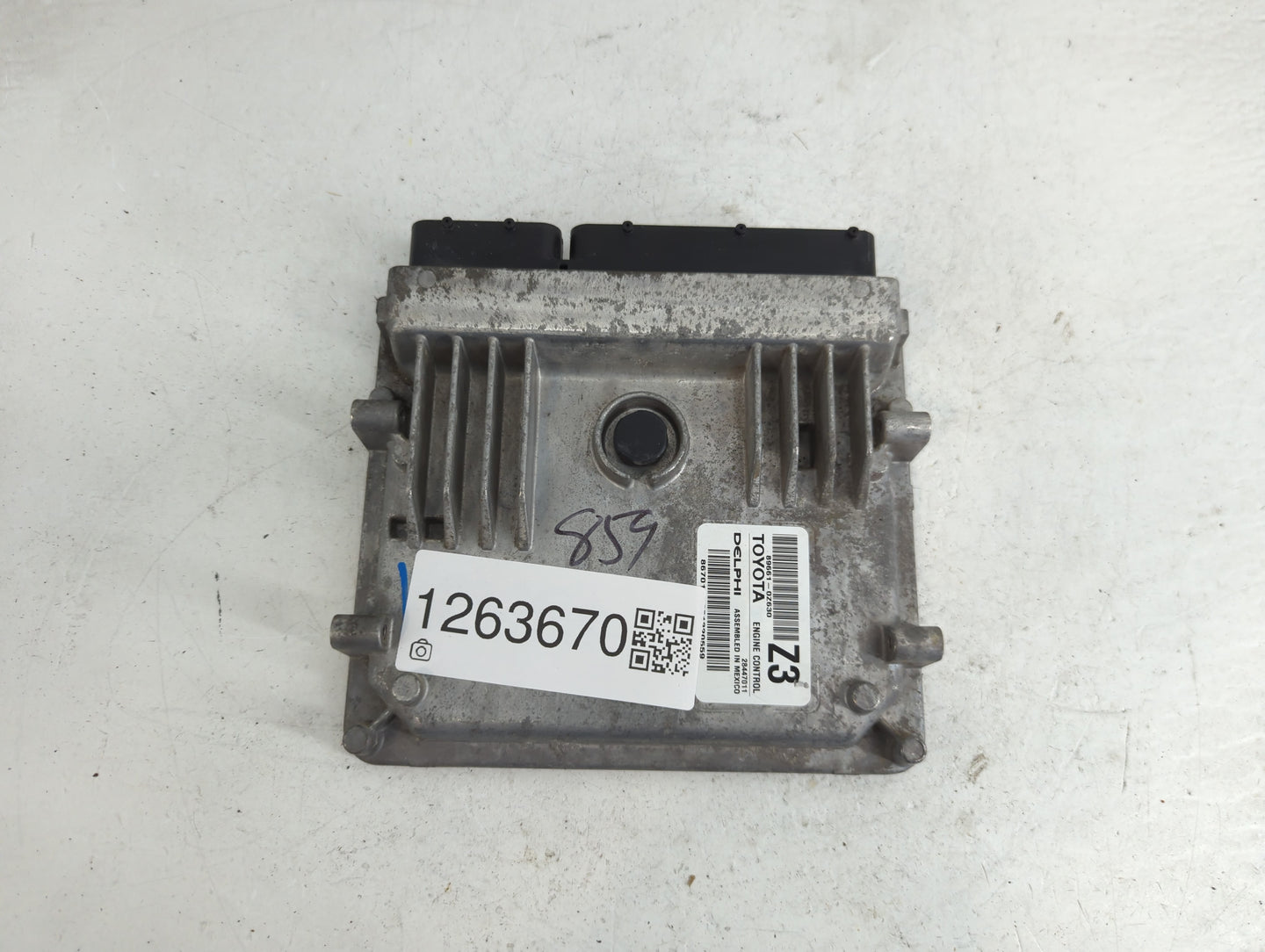 2015-2016 Toyota Corolla PCM Engine Control Computer ECU ECM PCU OEM P/N:89661-0Z630 Fits Fits 2015 2016 OEM Used Auto Parts
