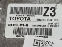 2015-2016 Toyota Corolla PCM Engine Control Computer ECU ECM PCU OEM P/N:89661-0Z630 Fits Fits 2015 2016 OEM Used Auto Parts