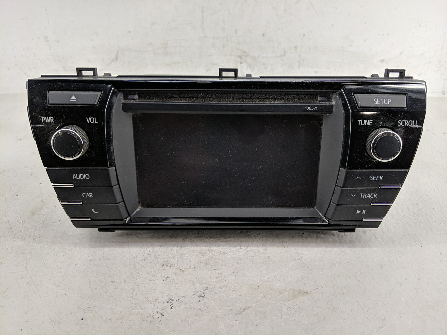 2014-2019 Toyota Corolla Radio AM FM Cd Player Receiver Replacement P/N:86140-02470 86120-02F60 Fits OEM Used Auto Parts - O