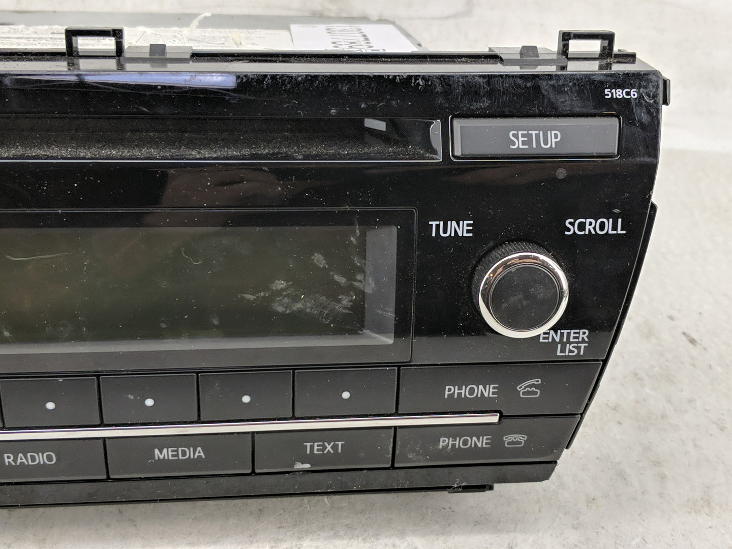 2014-2019 Toyota Corolla Radio AM FM Cd Player Receiver Replacement P/N:86120-02F60 Fits OEM Used Auto Parts - Oemusedautopa