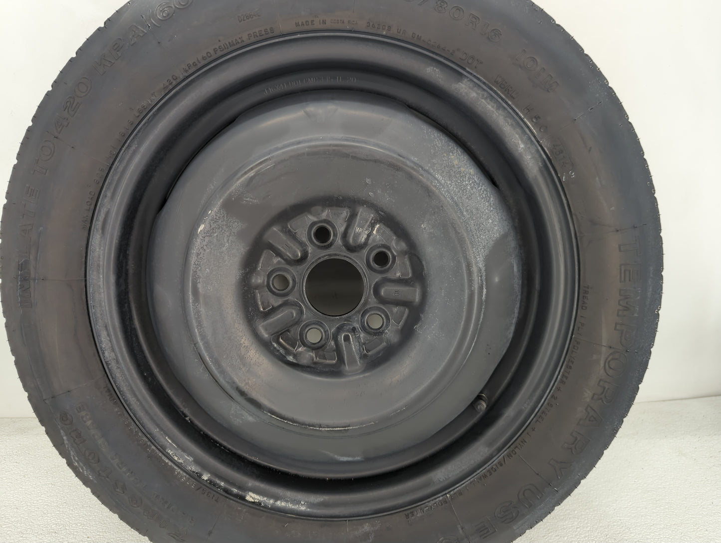 2003-2020 Toyota Corolla Spare Donut Tire Wheel Rim Oem - Oemusedautoparts1.com