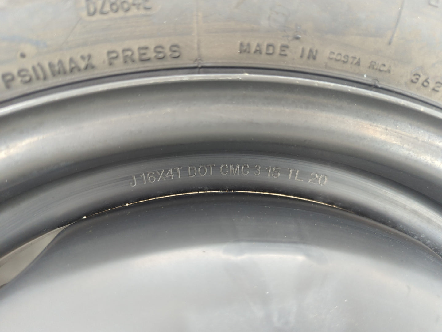 2003-2020 Toyota Corolla Spare Donut Tire Wheel Rim Oem - Oemusedautoparts1.com