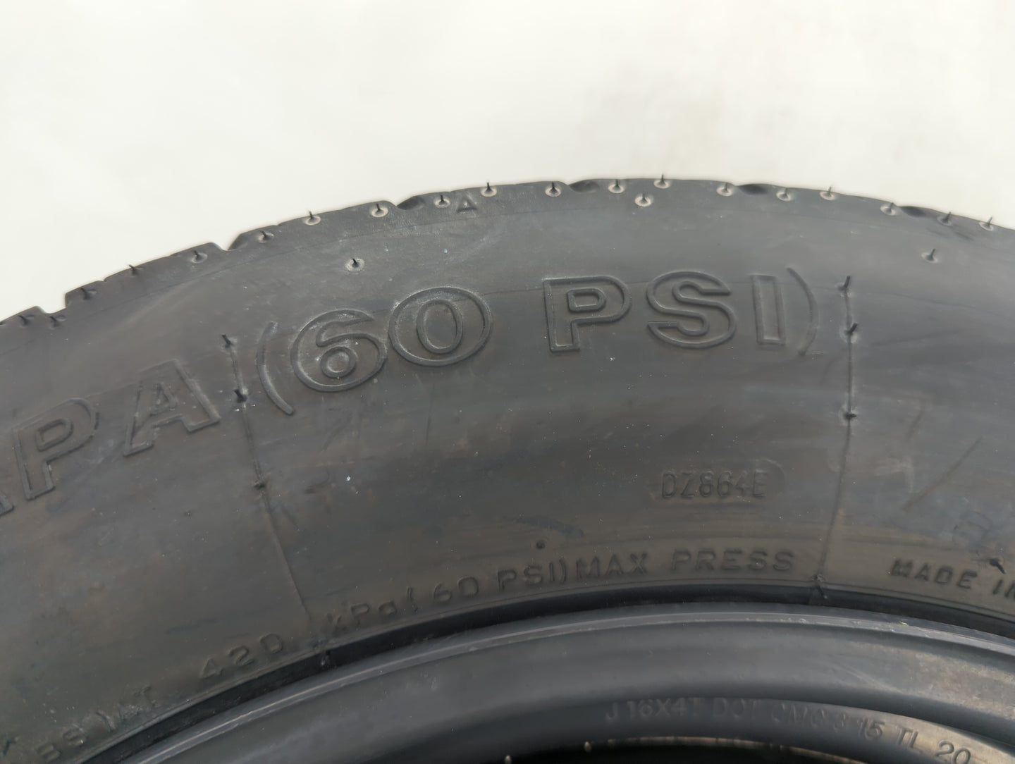 2003-2020 Toyota Corolla Spare Donut Tire Wheel Rim Oem - Oemusedautoparts1.com