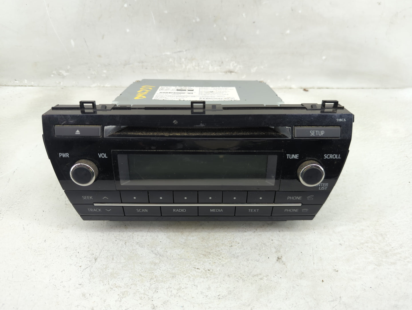 2014-2016 Toyota Corolla Radio AM FM Cd Player Receiver Replacement P/N:86120-02F60 Fits Fits 2014 2015 2016 OEM Used Auto P