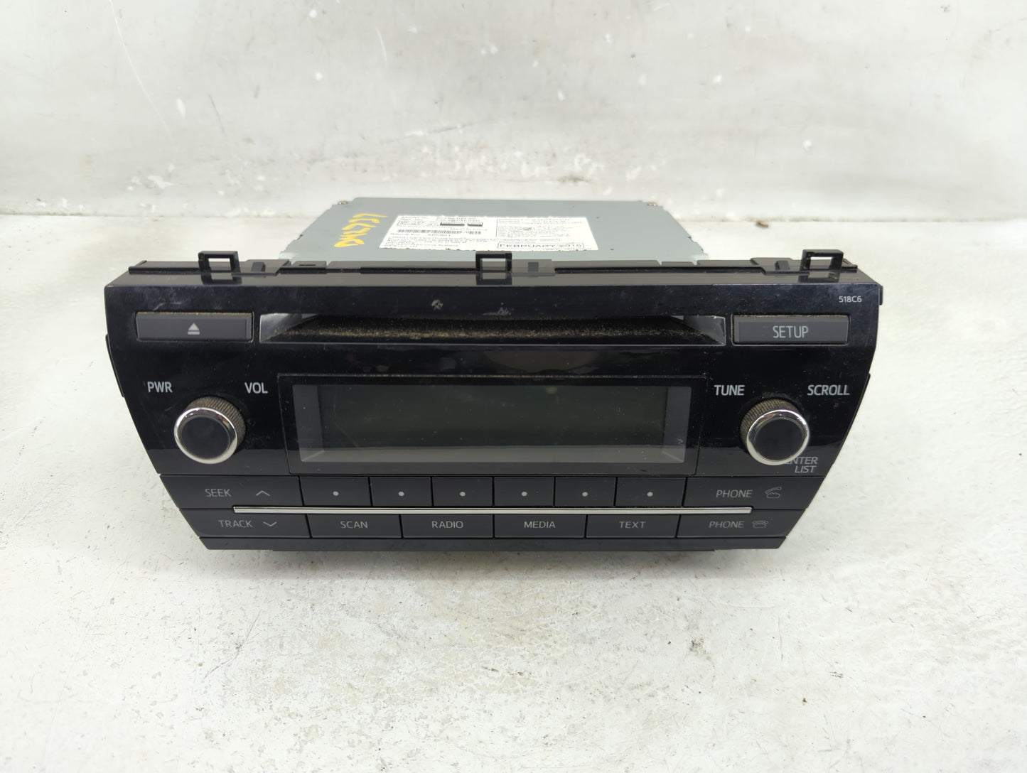 2014-2016 Toyota Corolla Radio AM FM Cd Player Receiver Replacement P/N:86120-02F60 Fits Fits 2014 2015 2016 OEM Used Auto P