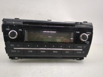 2014-2016 Toyota Corolla Radio AM FM Cd Player Receiver Replacement P/N:86120-02F60 Fits Fits 2014 2015 2016 OEM Used Auto P