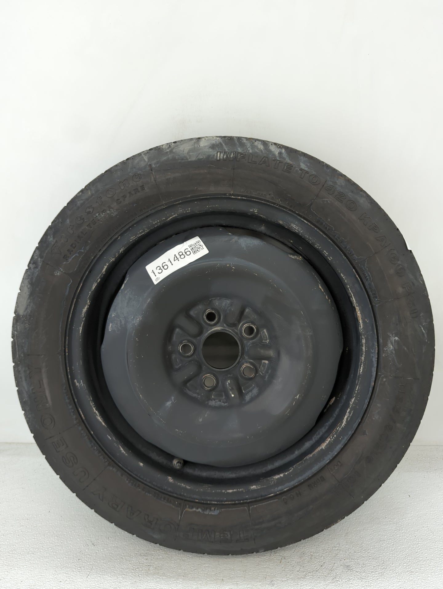 2003-2020 Toyota Corolla Spare Donut Tire Wheel Rim Oem - Oemusedautoparts1.com