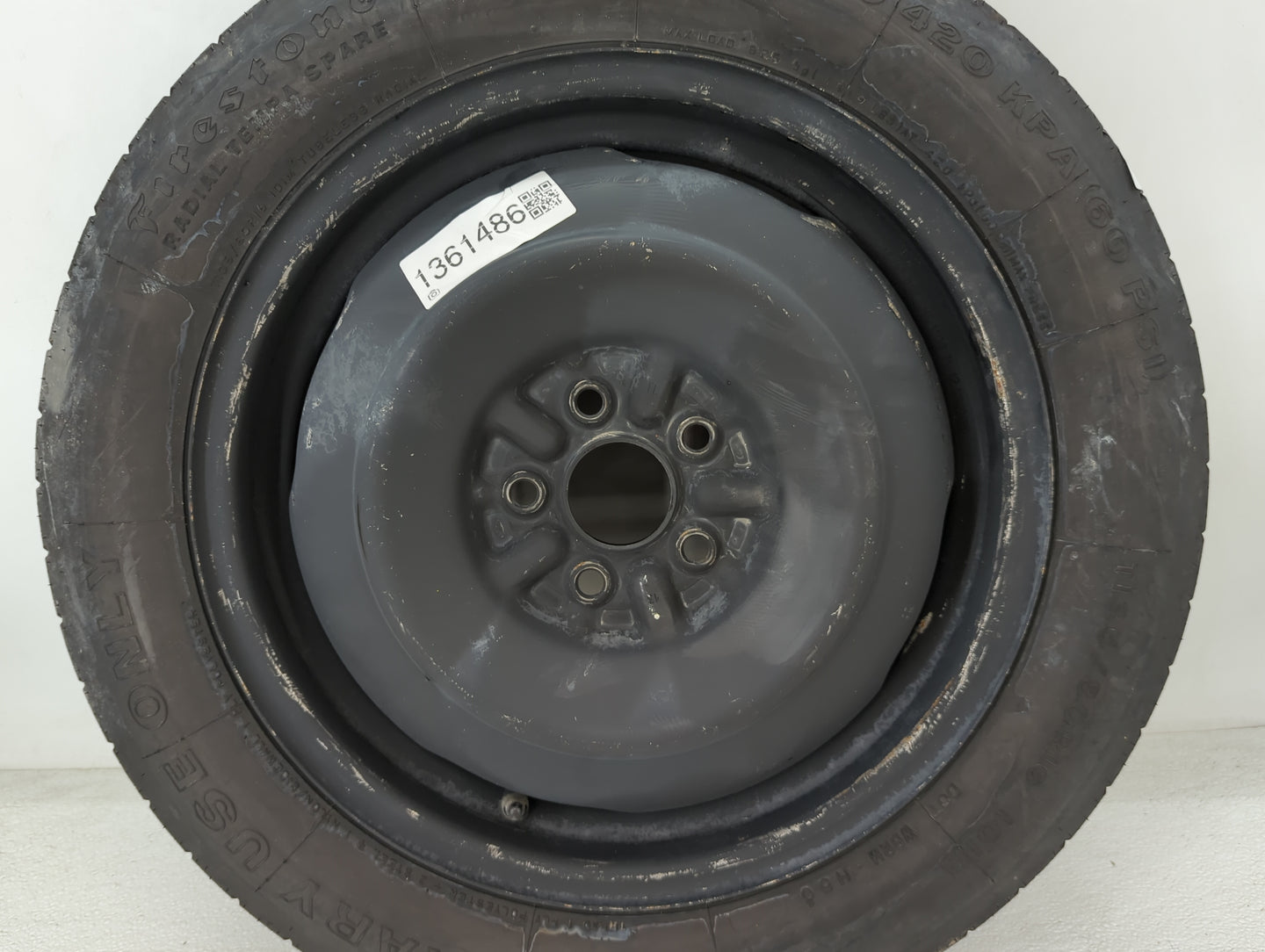 2003-2020 Toyota Corolla Spare Donut Tire Wheel Rim Oem - Oemusedautoparts1.com