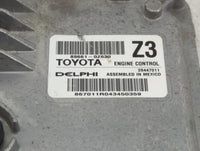 2015 Toyota Corolla PCM Engine Control Computer ECU ECM PCU OEM P/N:89661-0Z630 Fits OEM Used Auto Parts - Oemusedautoparts1