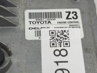 2015 Toyota Corolla PCM Engine Control Computer ECU ECM PCU OEM P/N:89661-0Z630 Fits OEM Used Auto Parts - Oemusedautoparts1
