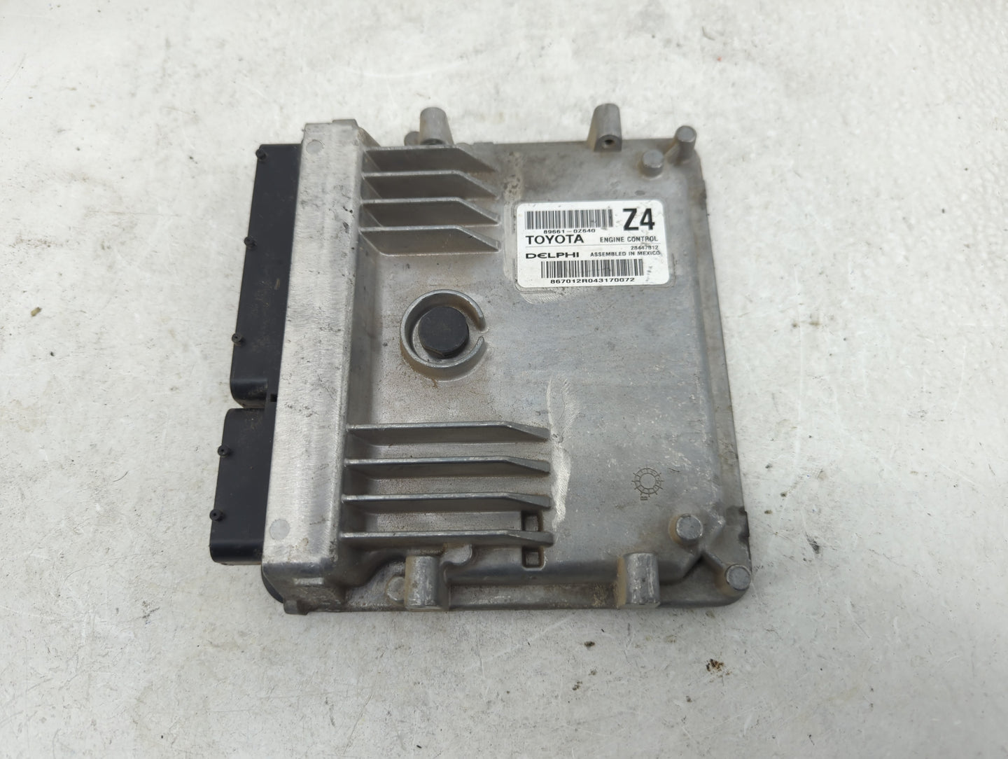 2015-2016 Toyota Corolla PCM Engine Control Computer ECU ECM PCU OEM P/N:89661-0Z640 Fits Fits 2015 2016 OEM Used Auto Parts