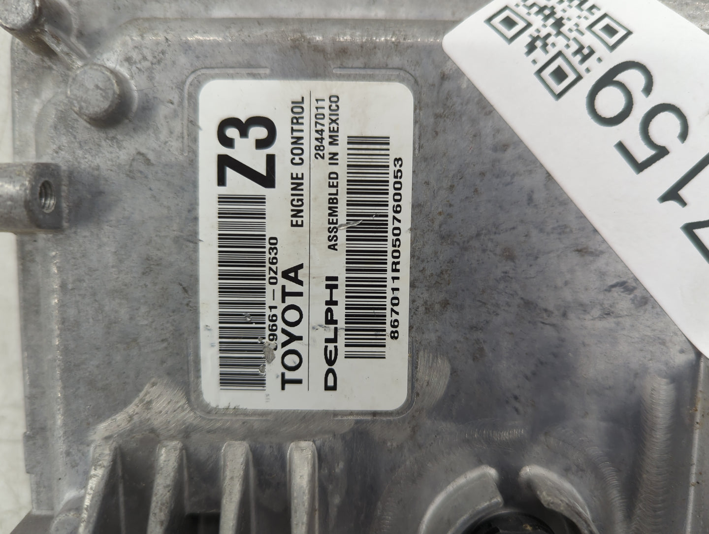 2015-2016 Toyota Corolla PCM Engine Control Computer ECU ECM PCU OEM P/N:28447011 Fits Fits 2015 2016 OEM Used Auto Parts - 