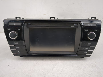 2014-2016 Toyota Corolla Radio AM FM Cd Player Receiver Replacement P/N:86140-02050 Fits Fits 2014 2015 2016 OEM Used Auto P