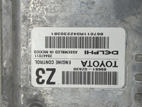 2015 Toyota Corolla PCM Engine Control Computer ECU ECM PCU OEM P/N:28447011 89661-0Z630 Fits OEM Used Auto Parts - Oemuseda