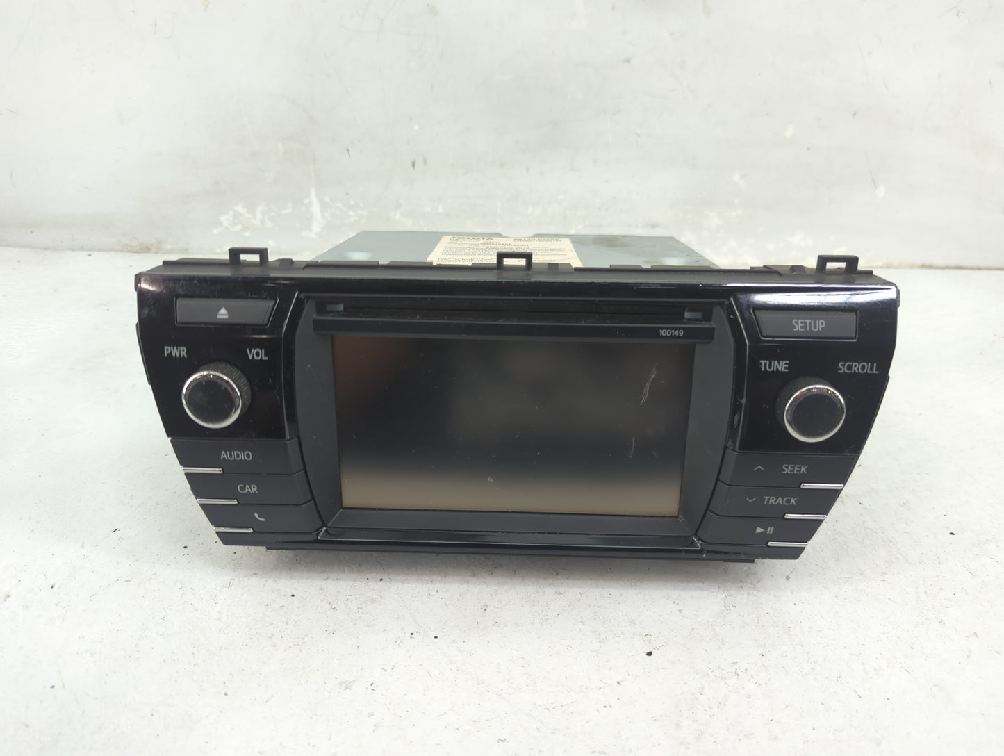 2014-2016 Toyota Corolla Radio AM FM Cd Player Receiver Replacement P/N:86140-02050 Fits Fits 2014 2015 2016 OEM Used Auto P