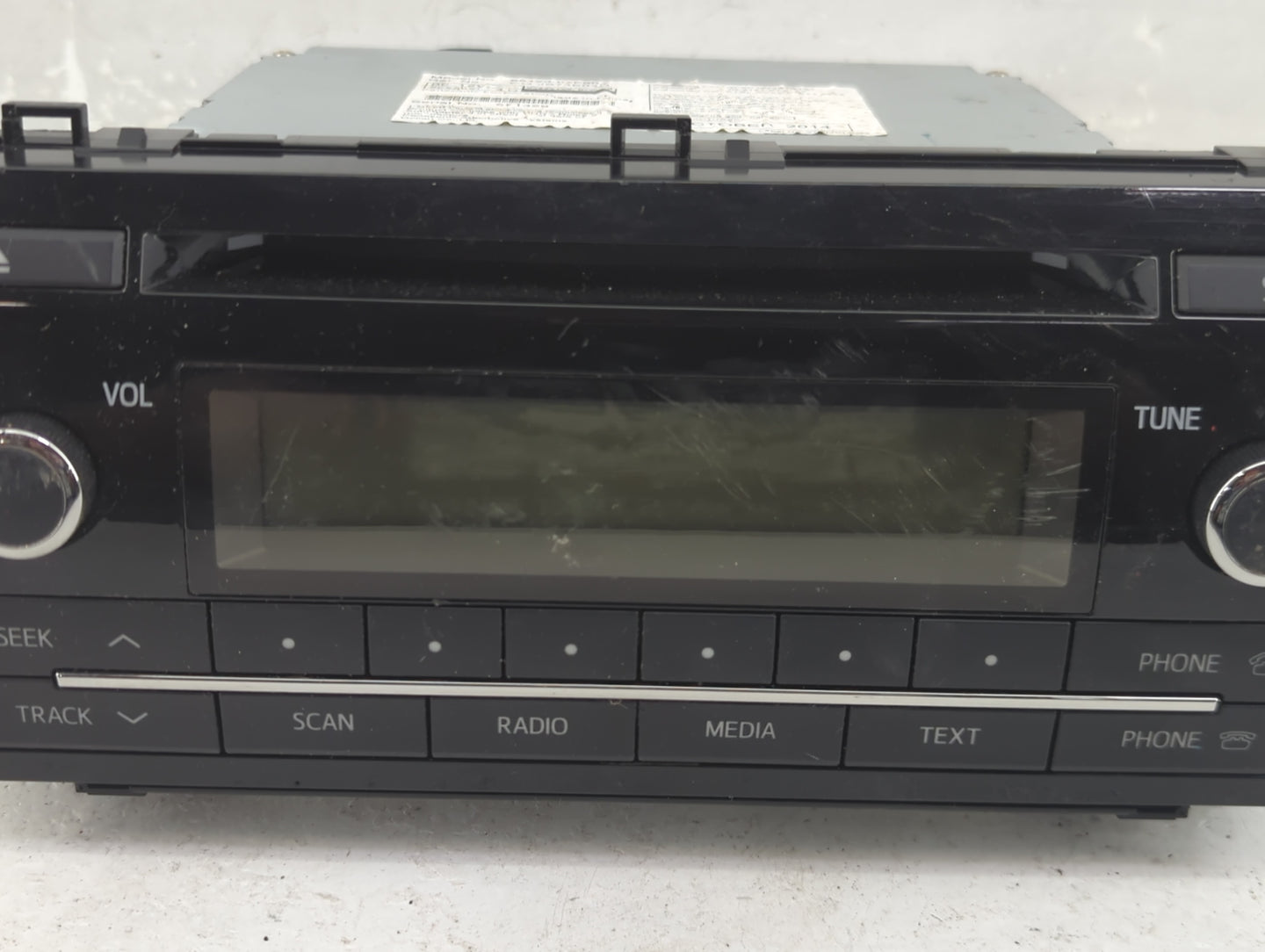 2014-2016 Toyota Corolla Radio AM FM Cd Player Receiver Replacement P/N:86120-02F60 CQ-JS73E04D Fits Fits 2014 2015 2016 OEM