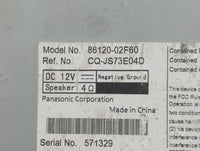 2014-2016 Toyota Corolla Radio AM FM Cd Player Receiver Replacement P/N:86120-02F60 CQ-JS73E04D Fits Fits 2014 2015 2016 OEM