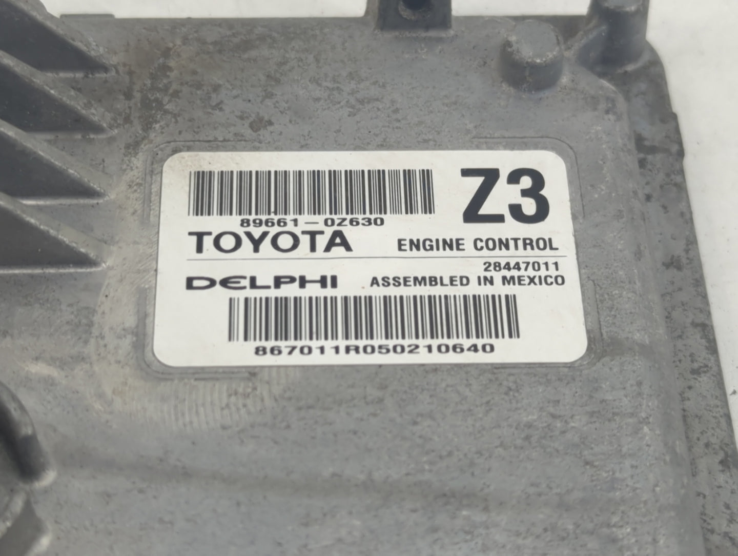 2015-2016 Toyota Corolla PCM Engine Control Computer ECU ECM PCU OEM P/N:89661-0Z630 28447011 Fits Fits 2015 2016 OEM Used A