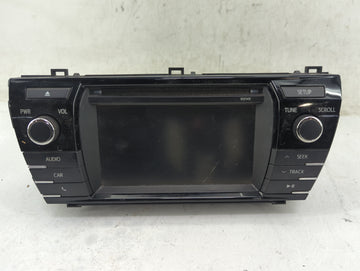 2014-2016 Toyota Corolla Radio AM FM Cd Player Receiver Replacement P/N:86140-02050 100149 Fits Fits 2014 2015 2016 OEM Used