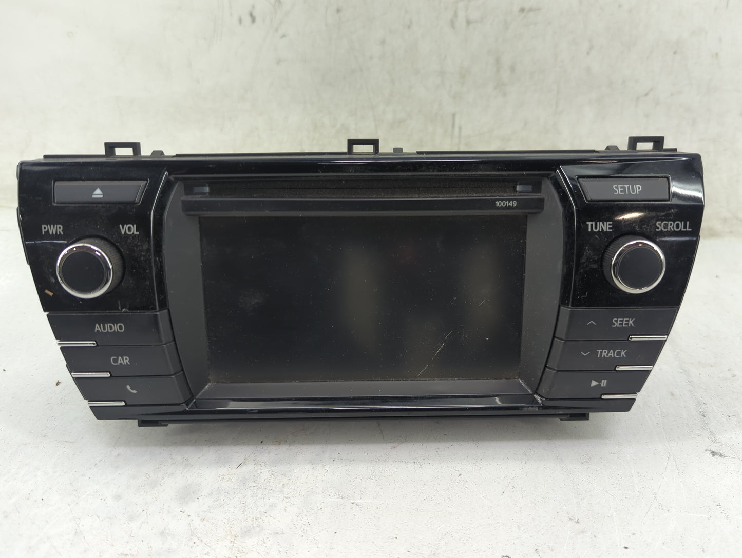 2014-2016 Toyota Corolla Radio AM FM Cd Player Receiver Replacement P/N:86140-02050 100149 Fits Fits 2014 2015 2016 OEM Used