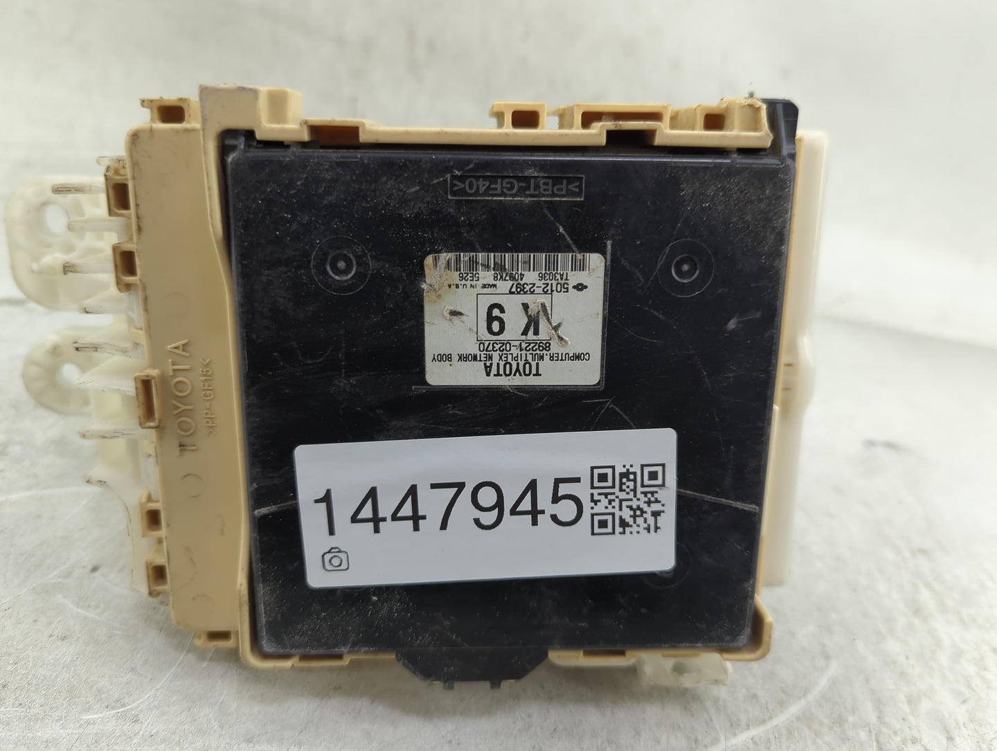 2015 Toyota Corolla Multiplex Network Control Module - Oemusedautoparts1.com