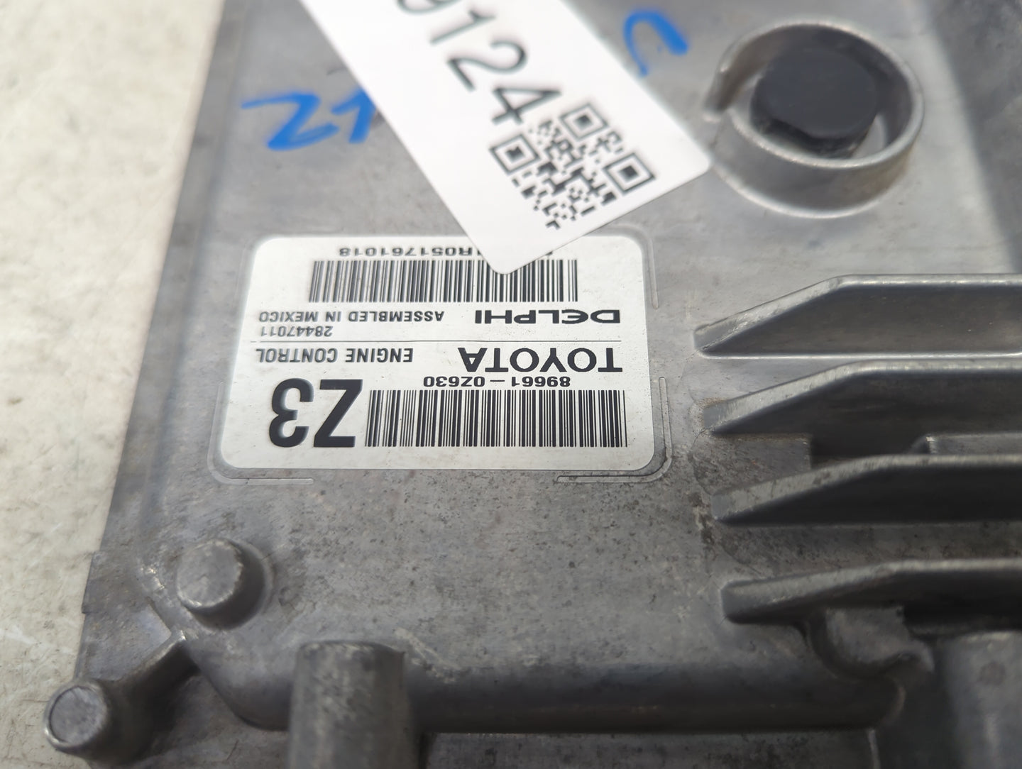 2015-2016 Toyota Corolla PCM Engine Control Computer ECU ECM PCU OEM P/N:89661-0Z630 28447011 Fits Fits 2015 2016 OEM Used A
